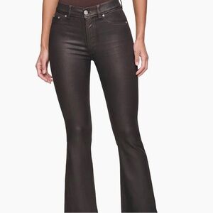 DL 1961 Bridget Boot High Rise Instasculpt crop jeans in chestnut